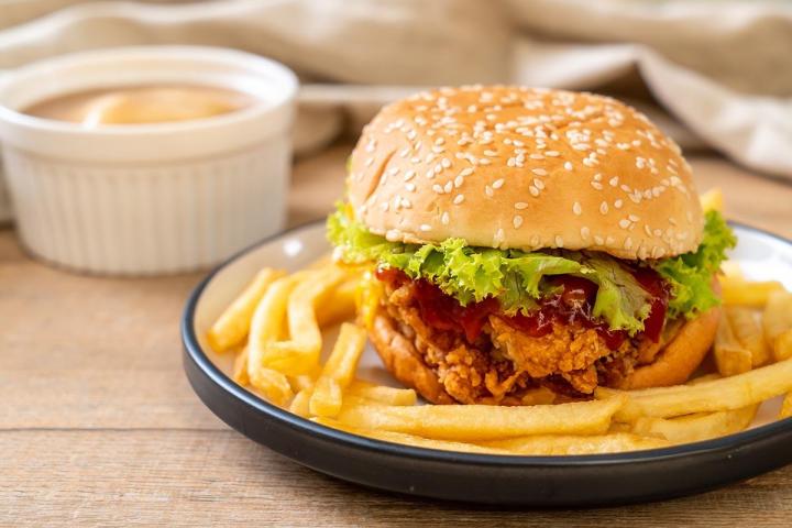 Burger poulet frit Saint-Jean-sur-Richelieu